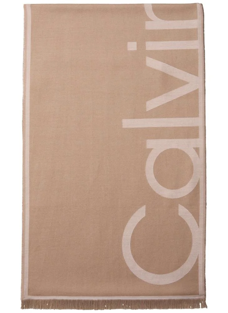 CALVIN KLEIN Logo Jacquard Stole